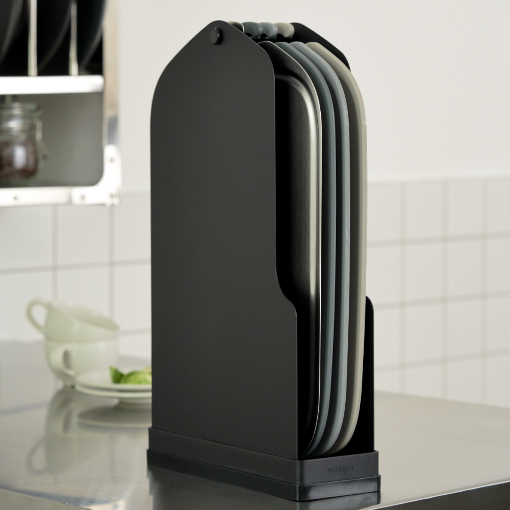 無痕砧板4色組 霧黑限定版 Cutting Board Black Edition Set